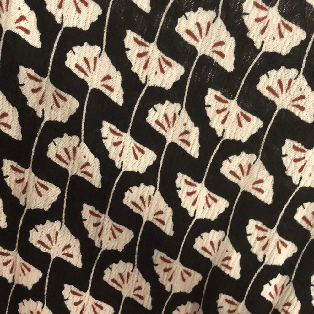 Bobeau Black and White Maxi Skirt
